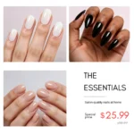 Essence of Contrast Bundle | 3 Sets of Non-UV Gel Nail Wraps (Salon-Quality)
