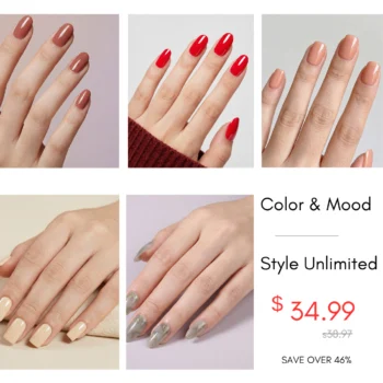 The Essential 5 Bundle of Non-UV Gel Nail Wraps (Salon-Quality)