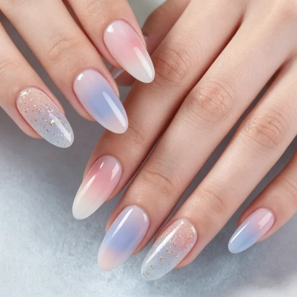 ombre Uv-free gel nail wraps