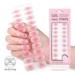 (#0110)Sparkling Petals UV-Free Nail gel wraps