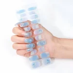 (#0110)Sparkling Petals UV-Free Nail gel wraps