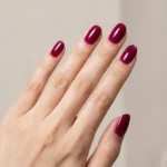 Nocturne Burgundy Gel Nail Strips No UV Needed