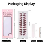 BSA-0202.UV-Free Gel Nail Wraps